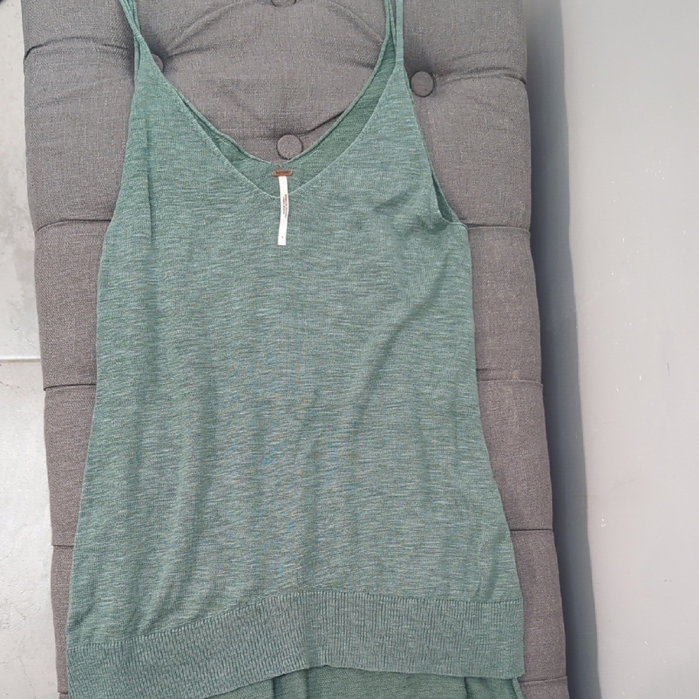 Sea Moss Green Sweater Tunic By Free People